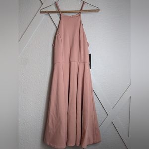 Lulu's pink halter dress NWT
